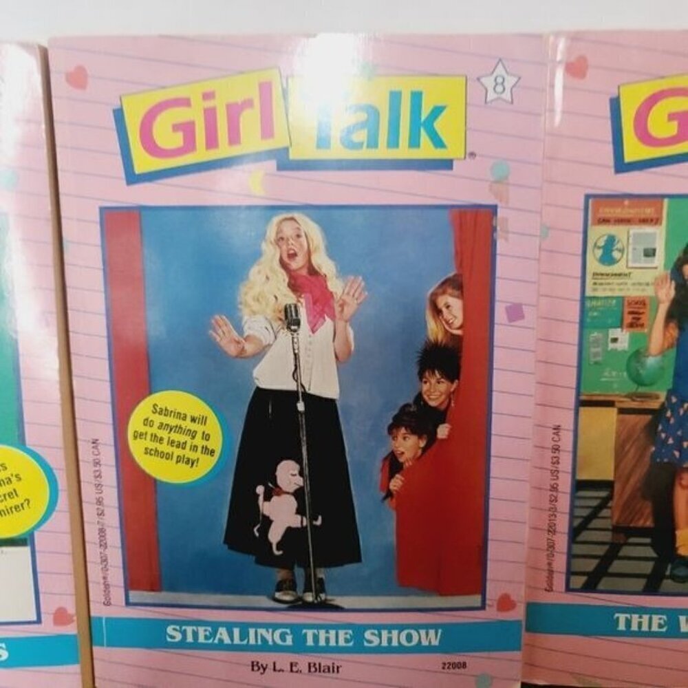 Vintage 90s Girl Talk By L.E. Blair Book Lot - Picture 2 of 10